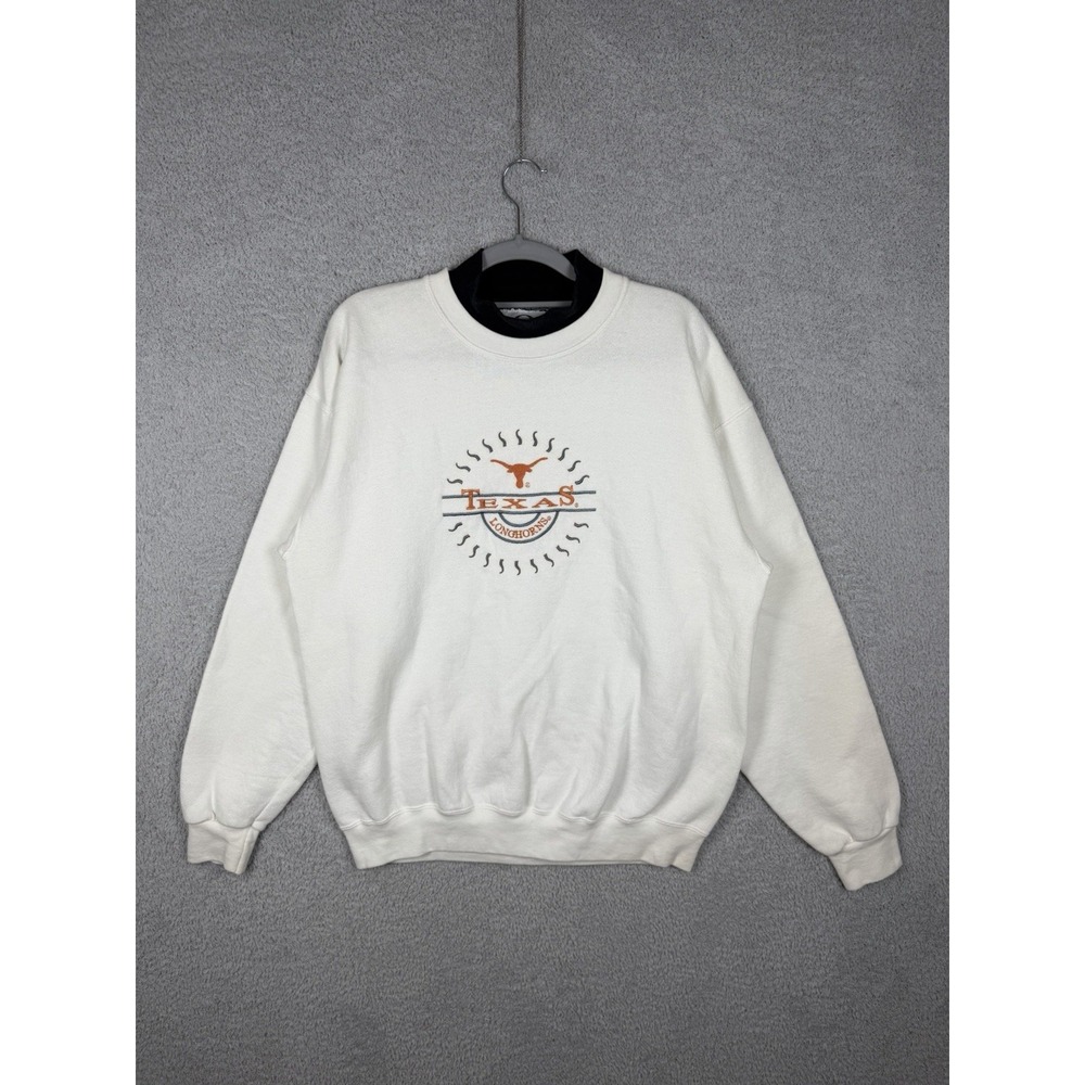 Vintage 90s Austin Texas University‎ Longhorns Sweatshirt Olympus Mens L NCAA